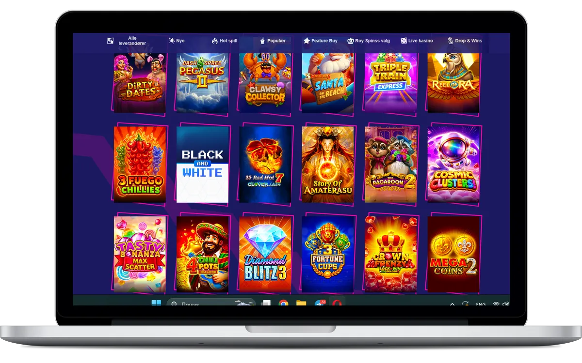 RoySpins login